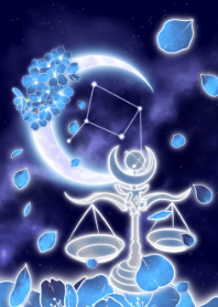 blue cherry blossoms Libra JPN