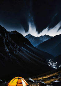 Bright Moon and Dawn 5B24e8