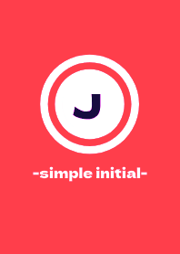 simple initial-J- THEME 52