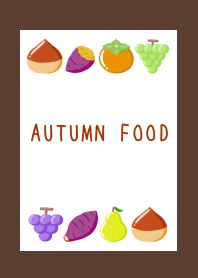 AUTUMN FOOD Theme/DEEP BROWN