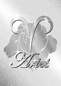 Zodiac signs -Aries2 silver-