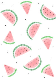 Watercolor watermelon!!