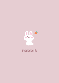 Rabbits2 carrot - pink