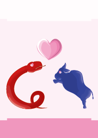 ekst Red (Snake) Love Blue (Cow)