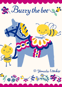 Utako Yamada -Buzzy with Dala horse-