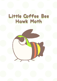 Little Coffee Bee Hawk Moth!