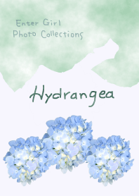 あじさいの写真の着せ替え #EGPhoto