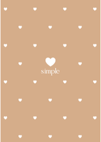 タイニーハート ドット ♥ ベージュ 04