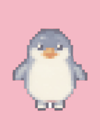 Penguin Pixel Art Theme  Pink 05