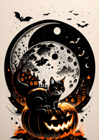 浮世絵万聖節猫 d63c6d