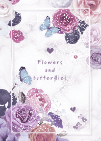 Flower, Butterfly and Marble3 purple04_2