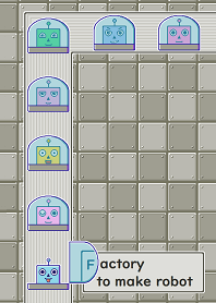 Factory to make robot/black&gray