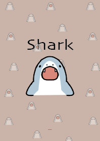Pink Beige : Paku Paku Shark Theme