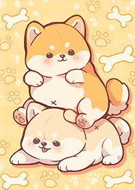 Cute Shiba Inu Dog JP