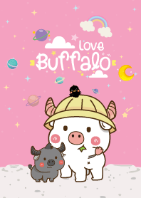 ควายน้อย มินิ กาแล็กซี สีชมพู