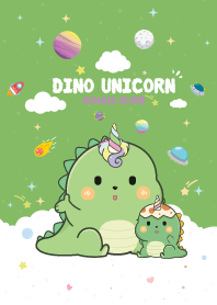 Dino Unicorn Candy Cotton Matcha