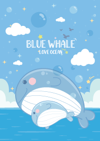 Whale Love Ocean Bubble