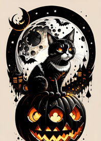 浮世絵万聖節猫 Eac2C6