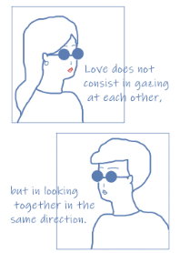 Sunglasses Boy and Girl / bluegray