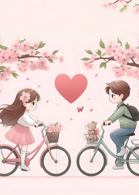 pink sakura blossom with you  JP19