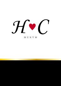 Love Initial H&C イニシャル