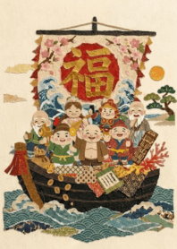 開運！七福神と幸せを運ぶ宝船