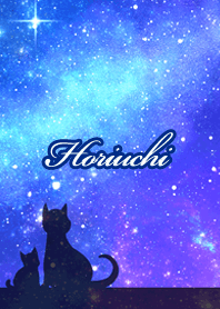 Horiuchi Milky way & cat silhouette