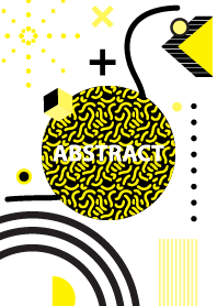 Abstract Polka Yellow