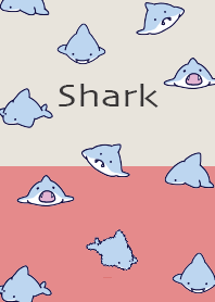 Beige Pink : Chibi Shark