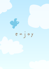 Happy blue bird sky17 from Japan