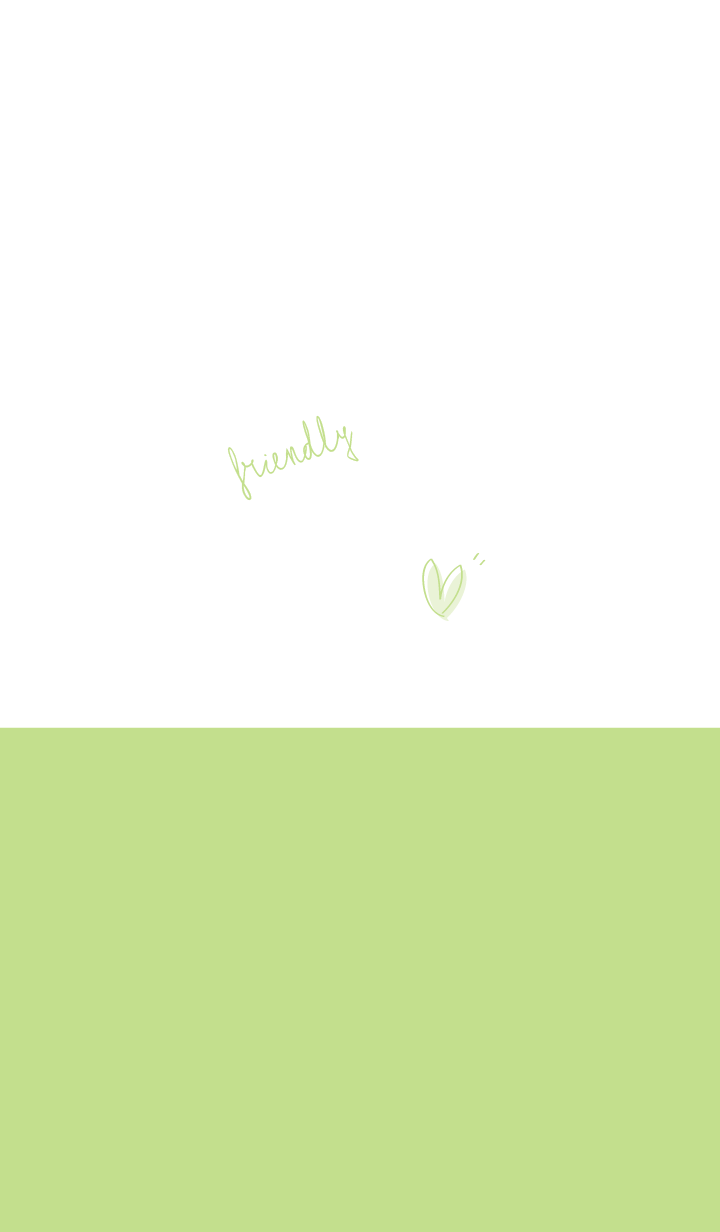 Friendly mint green