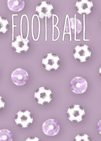 水彩風 サッカーきせかえ ◆紫◆