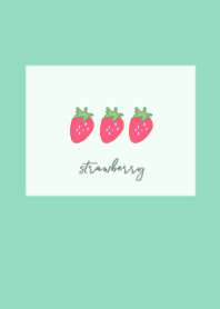 strawberry :mintgreen