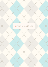 argyle pattern-green