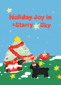 Holiday Joy in a Starry Sky