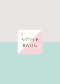 Simple Sweet - Dull Blue&Beige&Pink