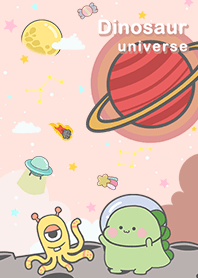 Universe/Dinosaurs/Aliens/pink