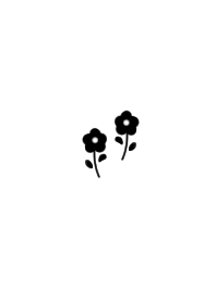 An adult monotone flower.