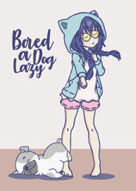 Bored a Lazy Dog