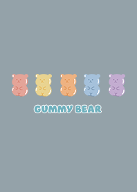 yammy gummy bear - dusty blue
