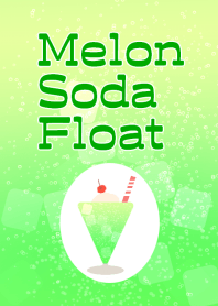 Melon Soda Float from Japan