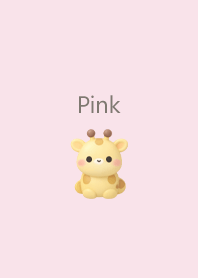 Puffy Giraffe 1 - Pink