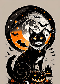 halloween cat 85F2CC