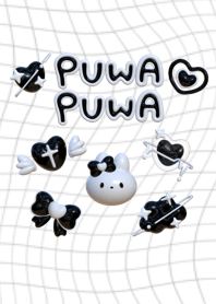 Puwa Puwa Universe  Black&White
