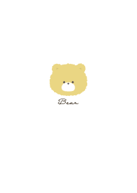 Simple Bear Yellow White