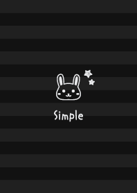 Rabbits Star =Black= Border