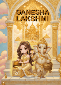Ganesha&Lakshmi:Rich- wealth,