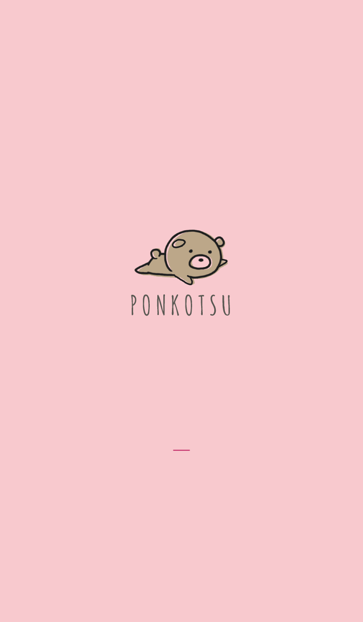 Pink : Bear PONKOTSU 2