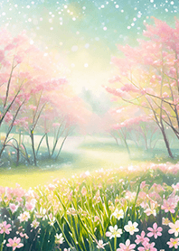 優美な春の風景の着せかえ(Spring-774)