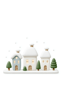 Minimal Snow Christmas Bu